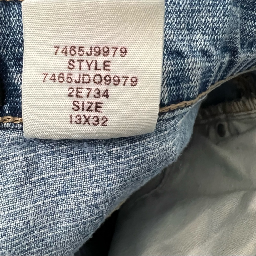 VINTAGE TODD OLDHAM DISTRESSED JEANS (JUNIOR) SIZE 13 - Picture 7 of 9